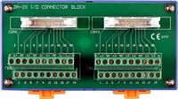 I/O Connector Block with DIN-R DN-20, (INKL. 1M 20-PIN FLAD K DN-20 CR Network Transceiver / moduli SFP / GBIC