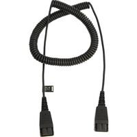 Extension cable QD to QD - 2m. - coiled Audiokabel