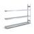 Wide span boltless shelving unit, zinc plated