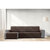 CHAISE LONGUE XL PETRA IZQ MARRON