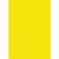 Beschriftungsstreifen multi.map A4-Bogen mit 34 Streifen lasergeeignet gelb
