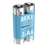 ANSMANN Akku AA Mignon 2100mAh 1,2V - aufladbare AA Batterien mit maxE, 2 Stück