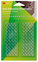 3M™ Bumpon™ SJ5302BL Elastikpuffer Mini-Pack, Transparent, 80 Stück, 7,9 x 2,2 mm, Klebstoff Acrylat A-20