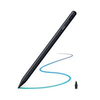 ESR Digital Magnetic Pencil with Tilt Sensitivity Synthetic Resin Nib for iPad Black 6C002