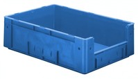 Kunststoff-Sichtlagerkasten im Euro-Maß, Serie VTK 600/175-4, 2 Stück