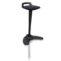 Angled sit stand stool