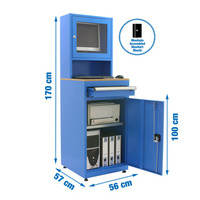 Simonlocker mon.computer(b) 1700x560x570 azul 1pue 1700x560x570