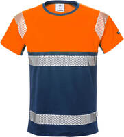 High Vis T-Shirt Kl.1, 7518 THV Warnschutz-orange/marine Gr. XS