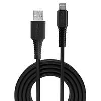 Lindy USB-A - Lightning adat- és töltőkábel 3m fekete (31322)