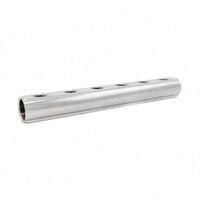 85000340250 ITAP Verdeelblok Messing vernikkeld 3/4" (2 x 1/2") 50mm