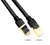 Kabel przewód patchcord sieciowy LAN RJ45 Cat 7 STP 10Gbps 2m czarny