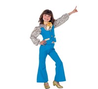 Disfraz de Bailarina Años 70 Azul para niña 10-12A