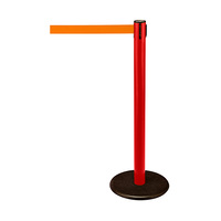 Barrier Post / Barrier Stand "Guide 28" | red orange similar to Pantone 021 2300 mm