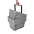 Shopping Basket / Picking Basket / Plastic Basket | 20 l grey similar to RAL 7035 300 mm 225 mm 430 mm 1