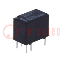 Relay: electromagnetic; SPDT; Ucoil: 24VDC; Icontacts max: 1A; PCB
