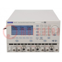 Power supply: programmable laboratory; Ch: 3; 0÷35VDC; 0÷6A; 0÷3A