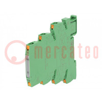 Relay: interface; Ucntrl: 24VDC; 100mA; for DIN rail mounting