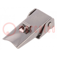 Clasp; stainless steel; W: 26mm; L: 58mm