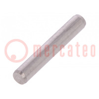 Cylindrical stud; A2 stainless steel; BN 684; Ø: 2mm; L: 12mm
