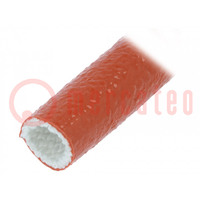 Insulating tube; Size: 22; fiberglass; L: 15m; -55÷260°C; Øout: 28mm