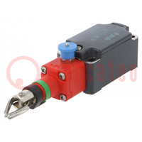 Safety switch: singlesided rope switch; NC x3; FP; -25÷80°C; IP67