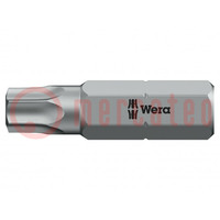Screwdriver bit; Torx® with protection; T30H; Overall len: 25mm