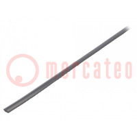 Hole and edge shield; PVC; L: 10m; grey; H: 6mm; W: 4mm; -30÷70°C