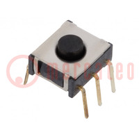 Microswitch TACT; SPST-NC; Pos: 2; 0.05A/48VDC; PCB,THT; none; 2N