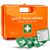 FLEXEO Erste-Hilfe-Koffer Inhalt nach DIN 13169, orange, mit Wandhalterung