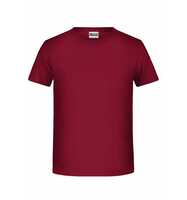 James & Nicholson T-Shirt für Jungen in klassischer Form 8008B Gr. 146/152 wine