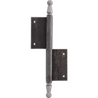 Produktbild zu Cerniera ficcia per porta con testa decorativa, SX, 120 x 180 mm, acciaio grezzo