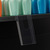 Faltprospekthalter / Prospektspender / Flyerhalter / Prospekthänger zum Aufkleben, aus Hart-PVC | 96 mm 115 mm 32 mm