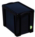 Really Useful Box boîte de rangement 19 litres, recyclé, noir
