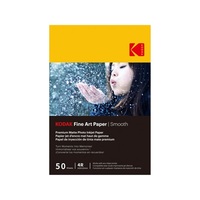 KODAK Fine Art fotópapír - Smooth 230g, 10x15cm, 50db