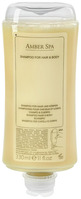 Spendersystem Shampoo & Duschgel Amber Spa Kunststoff recycelt; 330 ml; gelb; 24