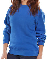 Beeswift Polycotton Sweatshirt Royal Blue M