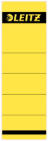 Rückenschild selbstklebend, Papier, kurz, breit, 10 Stück, gelb