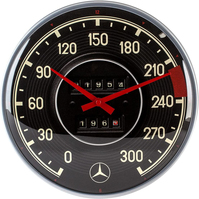 Nostalgic Art Mercedes-Benz Speedometer Wand Quartz clock Kreis Mehrfarbig