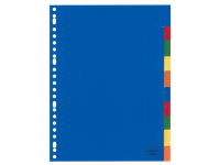 Kangaro A410FM Tab-Register Leerer Registerindex Polypropylen (PP) Blau