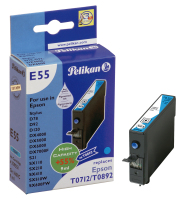 Pelikan E55 inktcartridge 1 stuk(s) Cyaan