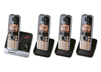 Panasonic KX-TG6724 DECT telefon Hívóazonosító Fekete