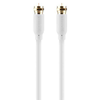Belkin 110dB Satellite Cable 2m cable coaxial RG-6/U Tipo F Blanco