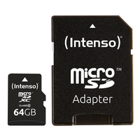 Intenso 64GB MicroSDHC 64 Go MicroSDXC Classe 10