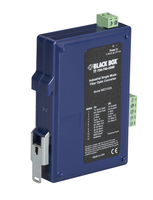 Black Box MED102A serial converter/repeater/isolator RS-232/422/485 Fiber (SC) Blue
