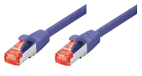 Tecline 1.0m Cat6 RJ-45 netwerkkabel Violet 1 m S/FTP (S-STP)