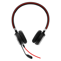 Jabra 6399-829-209 fejhallgató és headset Vezetékes Fejpánt Iroda/telefonos ügyfélközpont USB A típus Fekete