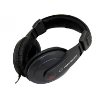 Esperanza EH120 słuchawki/zestaw słuchawkowy Przewodowa Opaska na głowę Muzyka Czarny