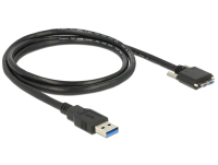 DeLOCK 1m USB 3.0 USB Kabel USB 3.2 Gen 1 (3.1 Gen 1) USB A Micro-USB B Schwarz