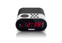 Lenco CR-07 Clock Black, White