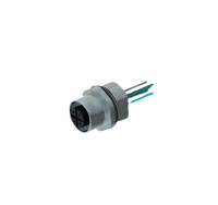 TE Connectivity 3-2271137-2 kabel-connector M12 Zwart, Blauw, Metallic